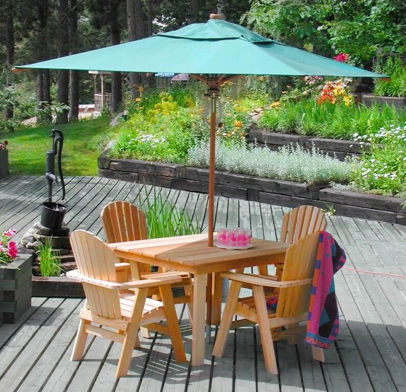 40 x 48 Rectangular Dining Table, Cedar