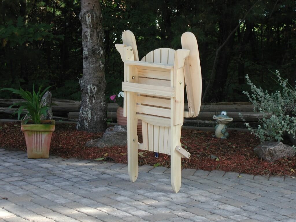 Folding, Bear Chair Kit, Pine